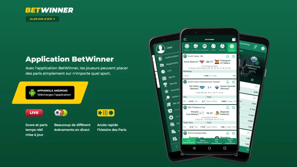 Découvrez l'App Betwinner Votre Compagnon de Paris Mobile Découvrez l'App Betwinner Votre Compagnon de Paris Mobile