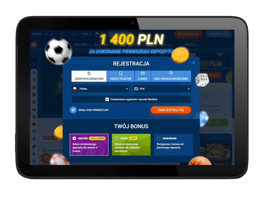 Aplicativo Mostbet para Android e iPhone